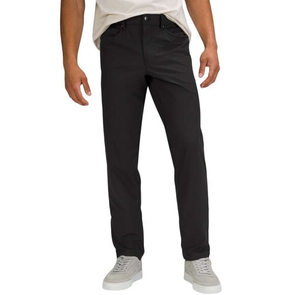 Lululemon 34 Mens Navy ABC Pant Classic Warpstreme Office Active - Picture 1 of 10